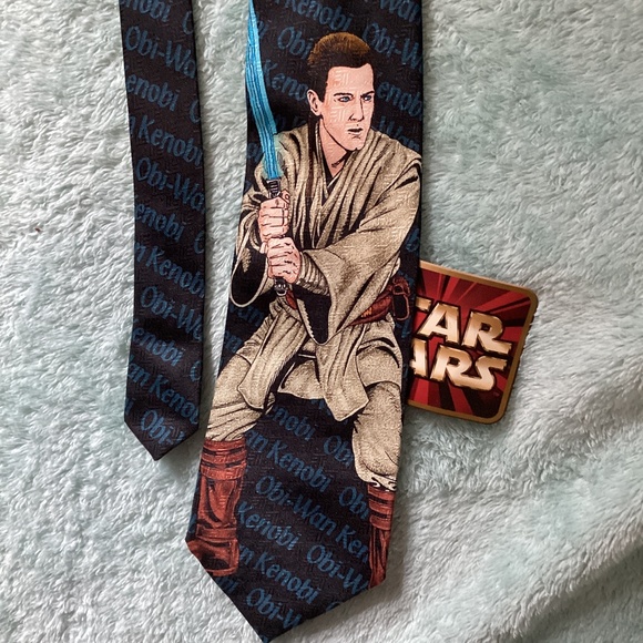NEW Authentic Star Wars Obi-Wan Kenobi Men’s Neck Tie - Picture 1 of 5